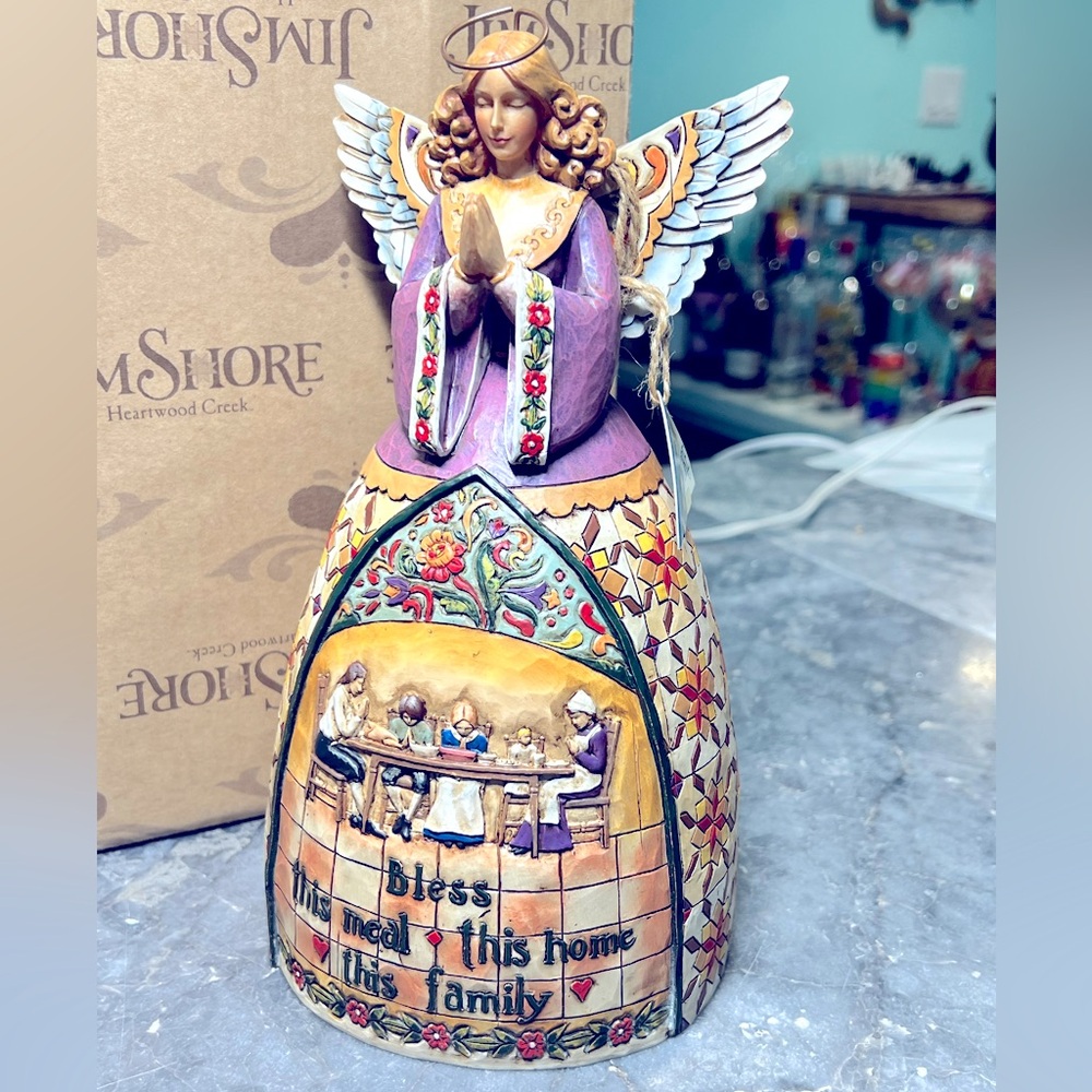 A Prayer For Thanksgiving-Angel - Boxed Thanksgiving by Jim Shore
